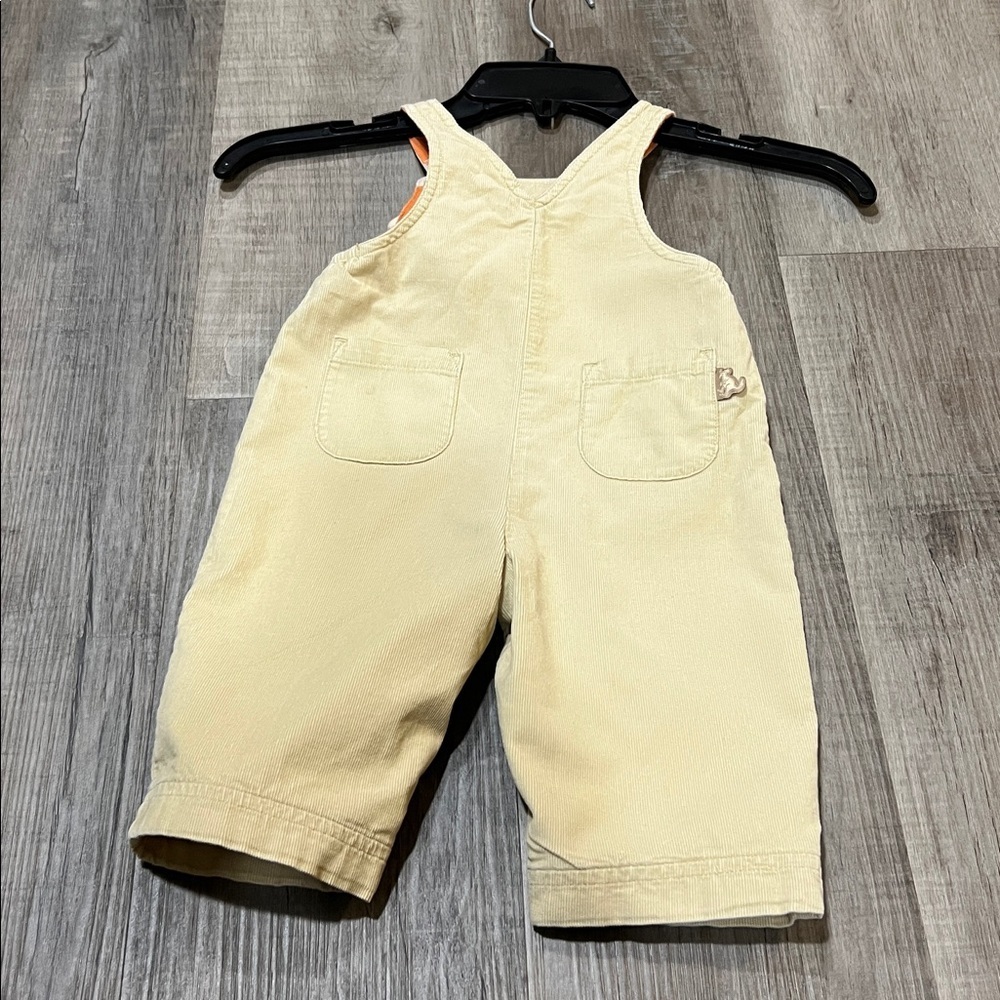 HTF Gymboree Vintage Kangaroo print overalls with stuffed kangaroo size 3-6M - Picture 4 of 14